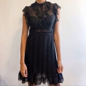 Rag & Bones Black Lace Dress